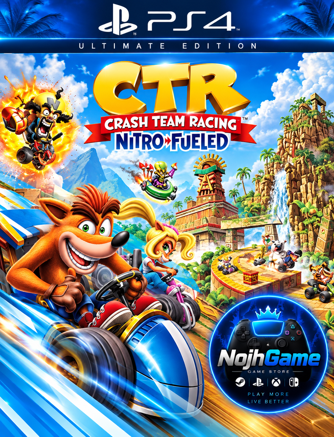 نقد و بررسی Crash Team Racing Nitro-Fueled برای PS4