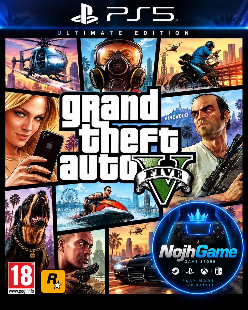 خرید بازی: GTA V برای PS5